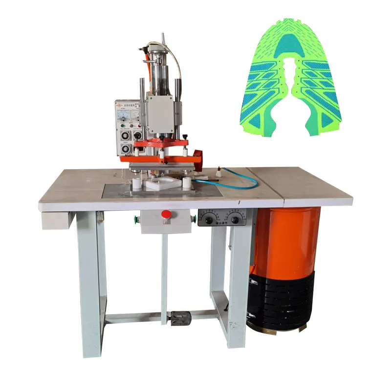 

8 kw High Frequency Plastic Leather Embossing Stamping Welding Machine for Leather Shoes Upper Embossing / Mat Embossing