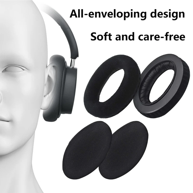 Ear Cushions Soft Earphone Cover Earpads with Sponge Pad for Senn-heiser HD565 HD580 HD650 Replacement Earmuffs 1 Pair