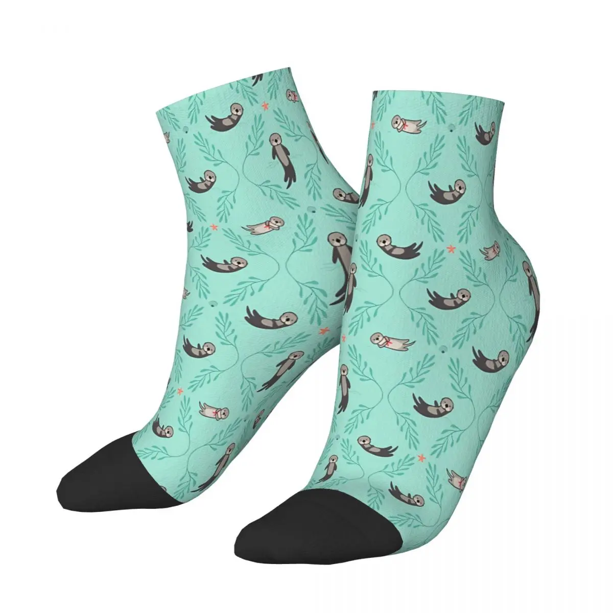 

Plants Sea Otter Otters Ankle Socks Male Mens Women Summer Stockings Polyester