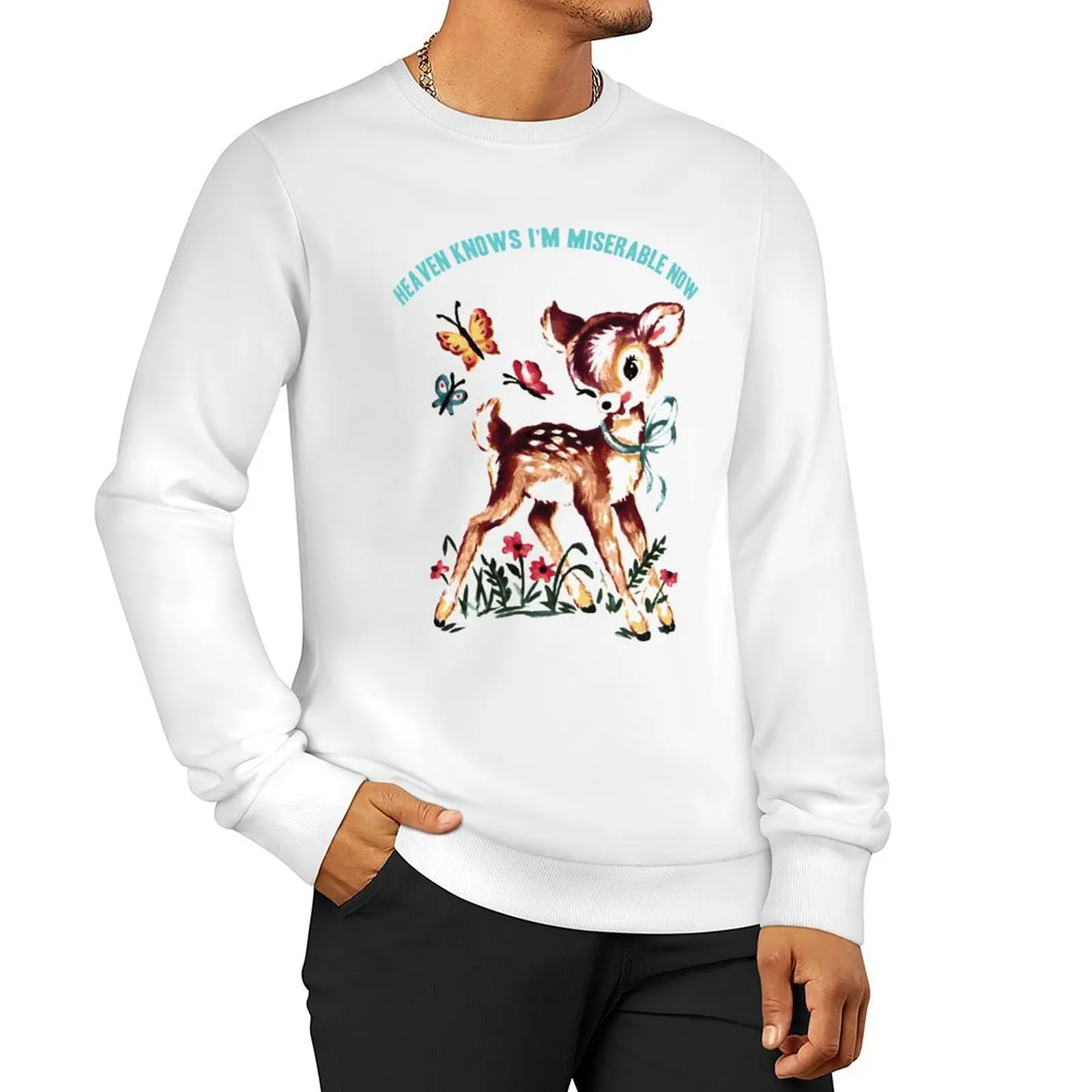 

Heaven Knows I'm a Miserable Now (The Smiths) Sweatshirt anime clothing new in hoodies & sweatshirts