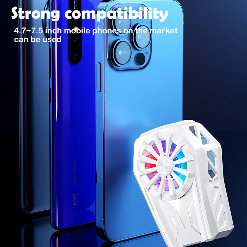 Portable Mobile Phone Semiconductor Cooler Universal Radiator Holder Smartphone Gaming Cooling Fan For Xiaomi Iphone