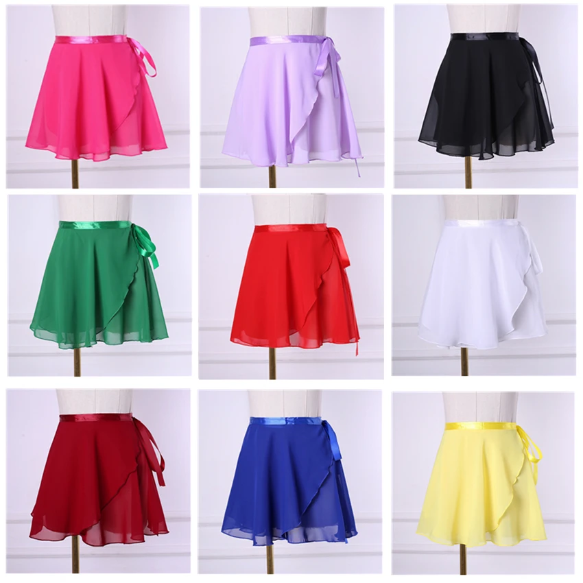 Dance Ballet Skirt Elastic Short Underdress Summer Performance Half Skirt Dance Practice Suit Gymnastics A-Line Skirt