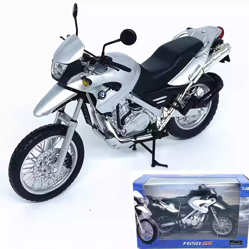 

Autome масштаб 1/12 F650 GS модель мотоцикла из сплава, коллекция игрушек, подарков, сувениров
