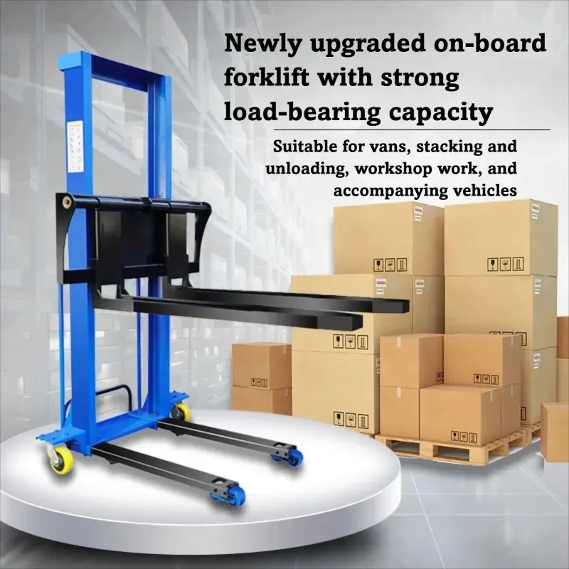 

New Electric Forklift Truck With Hydraulic Lifting System Portable Remote Control For Warehouse Logistics Transport
