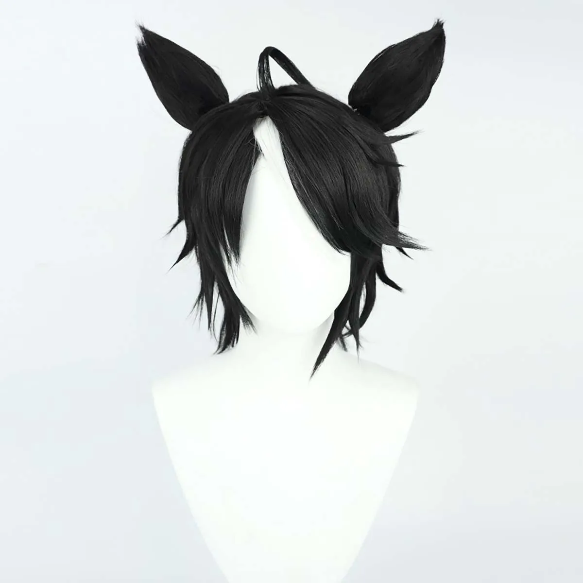 Game Roleplay Pretty Derby Fuji Kiseki Cosplay Synthetic Hair Wig With Ears
