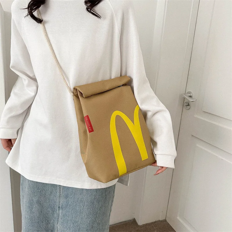 Mcdonald Backpack Wholesale Kfc School Starbucksnew Kawai Personalized Student Backpack Casual Drawstring Backpack Gift Hot