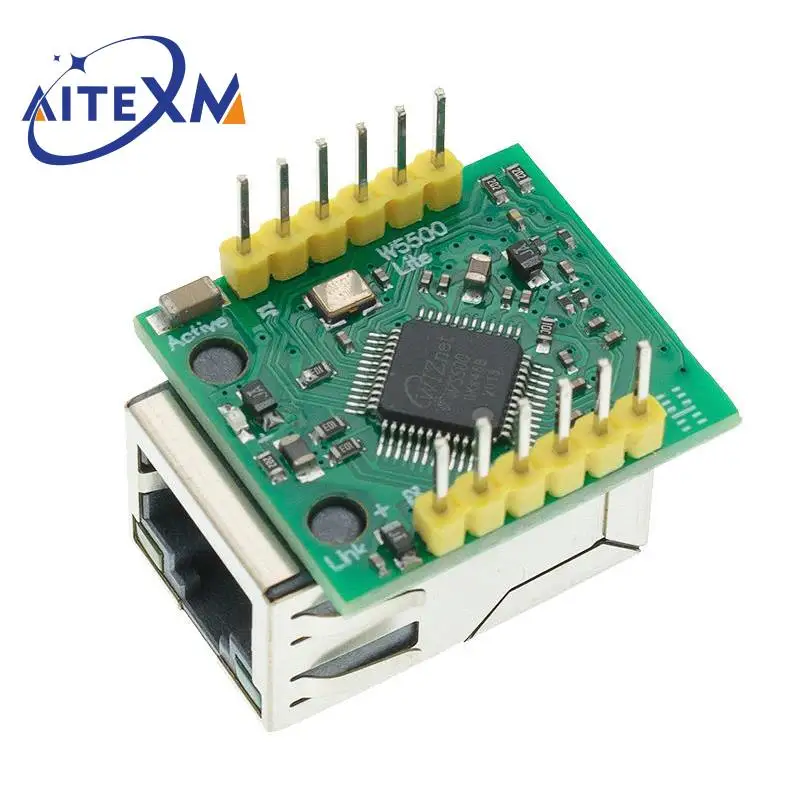 USR-ES1 W5500 Ethernet Network Module Hardware SPI to LAN/ Ethernet  TCP / IP 51 / STM32 Microcontroller Program Over W5100