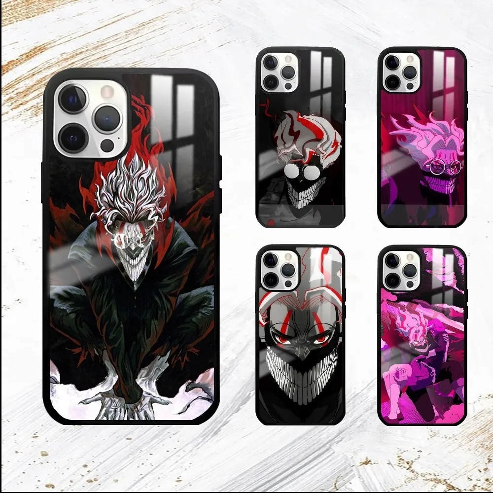 Anime D-Dandadan Okarun Phone Case For iPhone 16 15 14 13 12 11 Pro Max Plus Mini PC Fashion High Quality mirror phone case