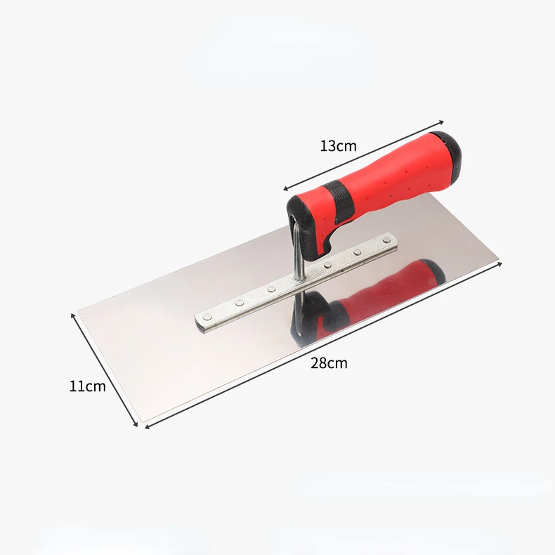 Paleta de enyesado de acero inoxidable, paleta de hormigón para baldosas de yeso de estuco, revestimiento de hormigón