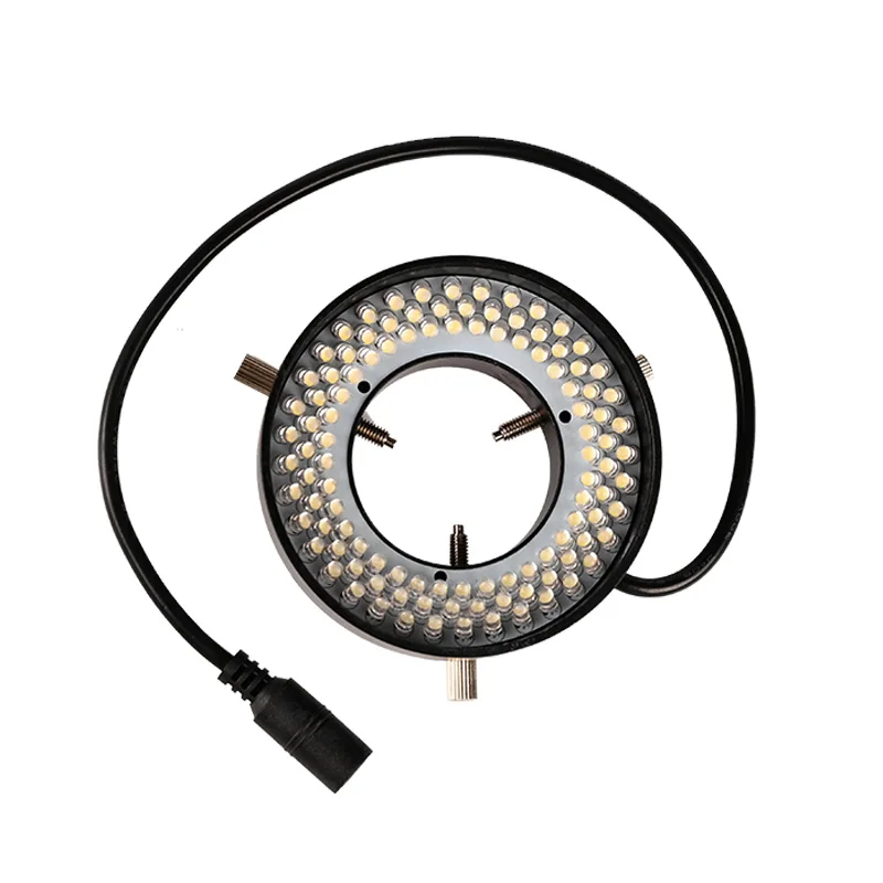 Industrial camera CCD detection light source LED annular machine vision lens light source 108 lamp beads anime white