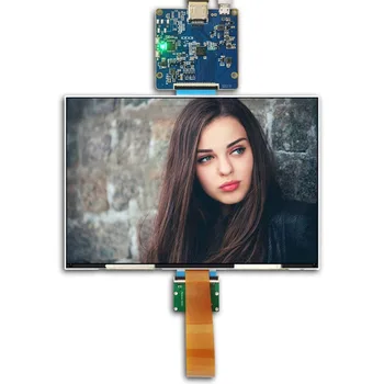 Wisecoco 8.9 Inch Raspberry Pi LCD Display Touch Panel 2560*1600 2K IPS Screen Control Board Module MIPI Interface 60HZ