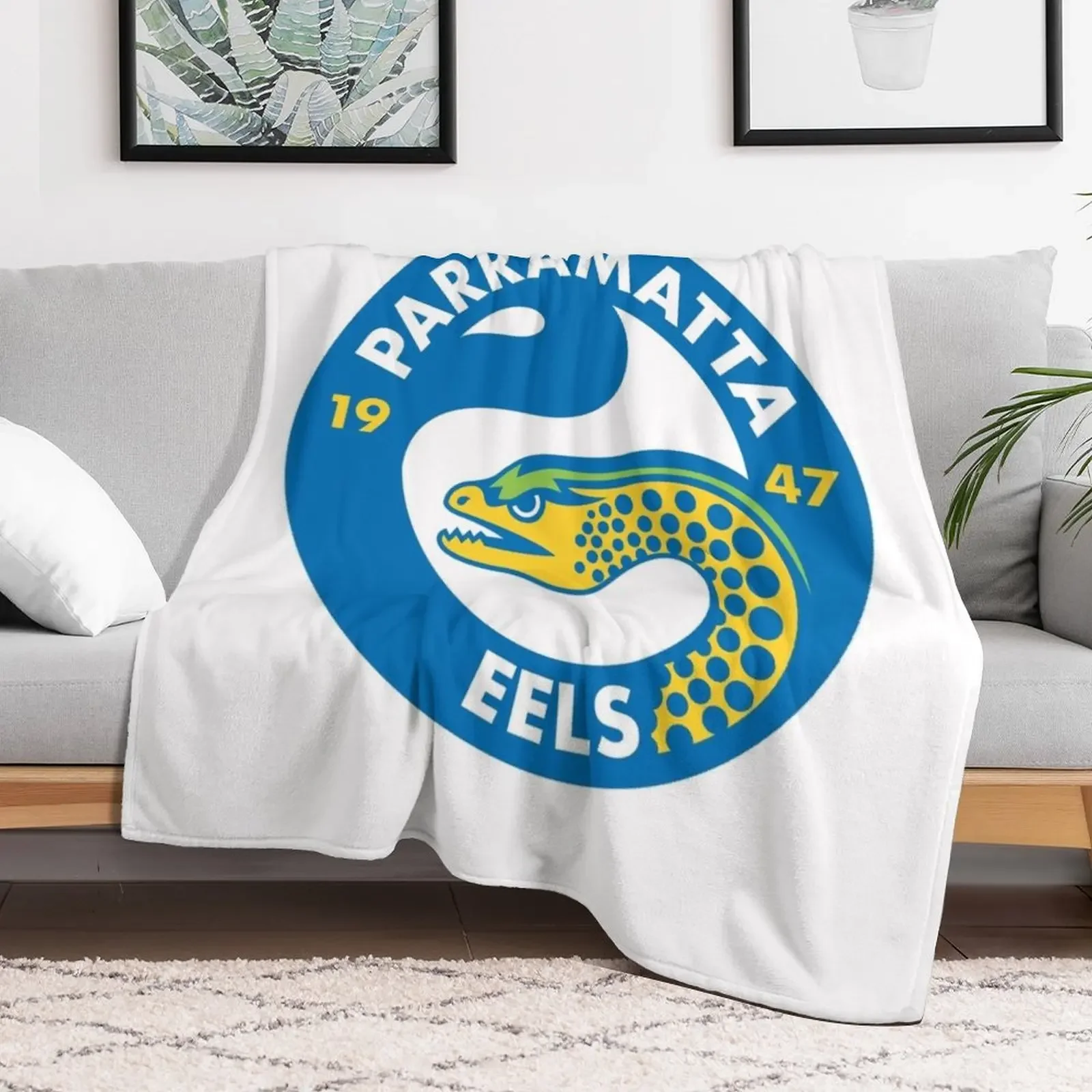 Parramatta Eels Throw Blanket Sofa Throw Luxury Designer For Sofa Thin Retros Blankets