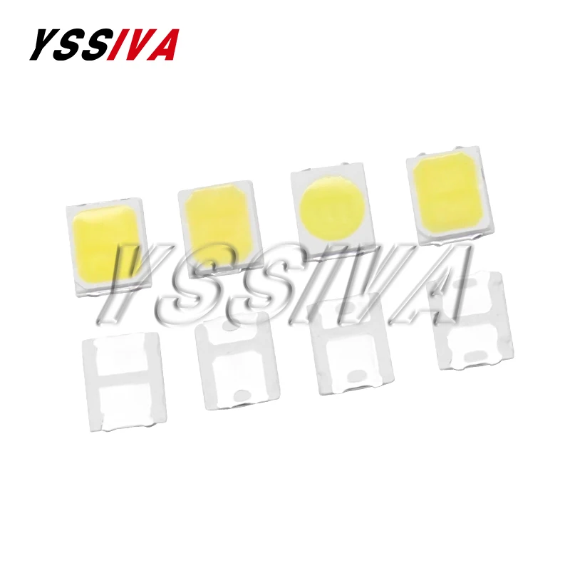 100pcs High Brightness SMD LED 2835 1W 0.5W 0.2W White 3V 6V 9V 18V 36V 150MA/100MA/30MA/60MA/80MA 6000-6500K