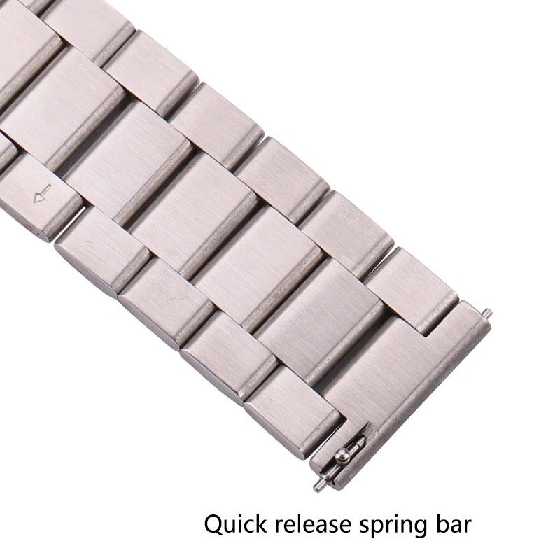 Stainless Steel Watchband Bracelet For Huawei Samsung Galaxy Watch 4 Strap 18mm 20mm 22mm 24mm Silver Watch Band Accessories