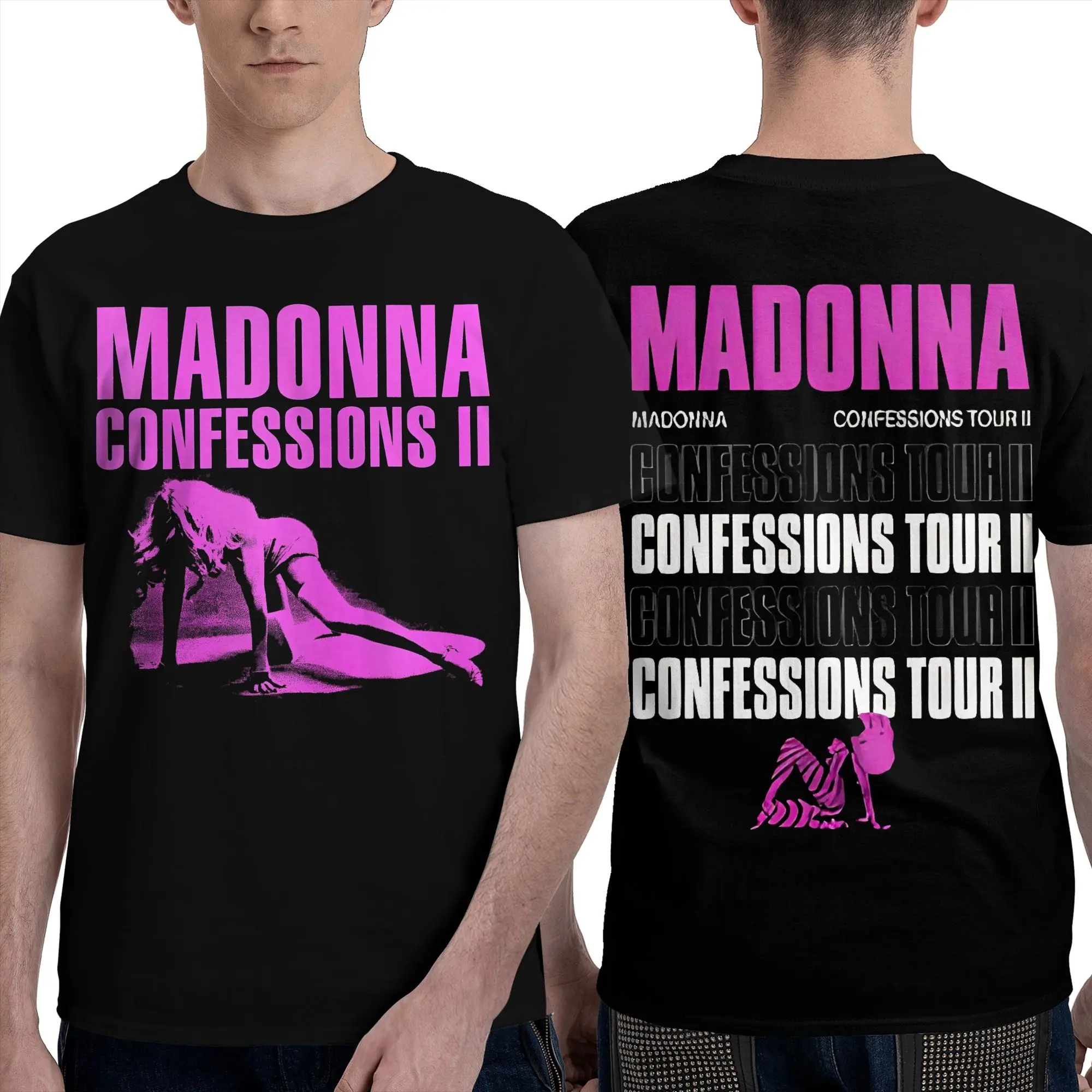 Madonna Confessions II  2026 Men Women T Shirt  Outfits Funny Tees T-Shirt 100% Cotton Classic Clothes
