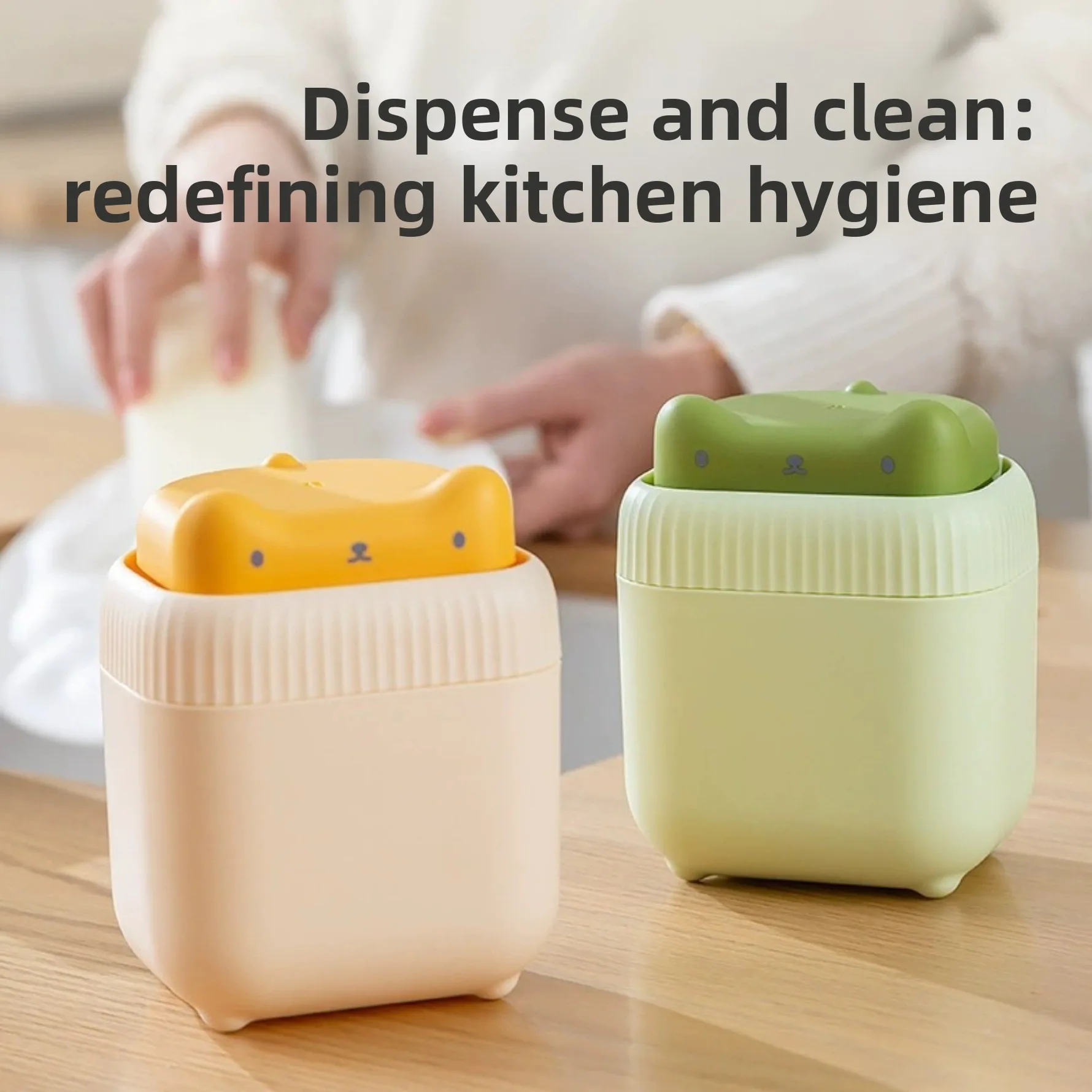 Kitchen Soap Dispenser Sink Press Type Dish Soap Bottle Hand Wash Liquid Pump Holder Wall Mount or Countertop