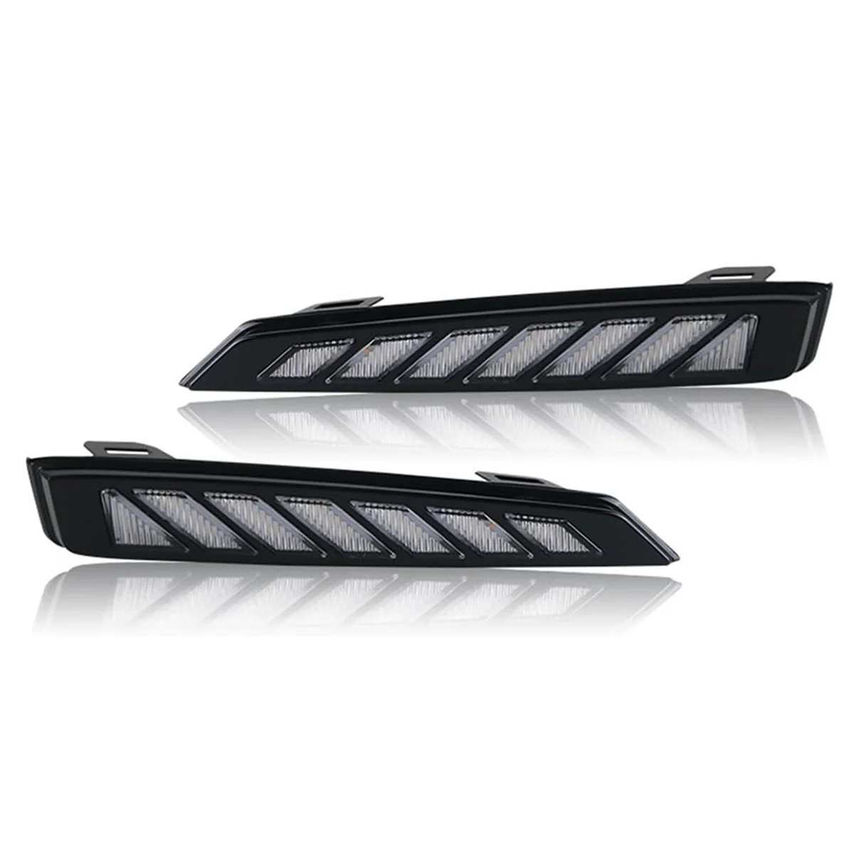 

2Pcs Car LED Daytime Running Light Fog Lamp DRL Yellow Turn Signal Light for Atlas PRO 2019 2020 2021