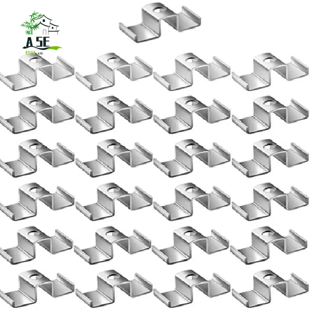

A05E-Grating Clip Saddle Clip Galvanized Carbon Steel For Screw Size 1/4 Inch For Industrial Flooring Drainage Systems