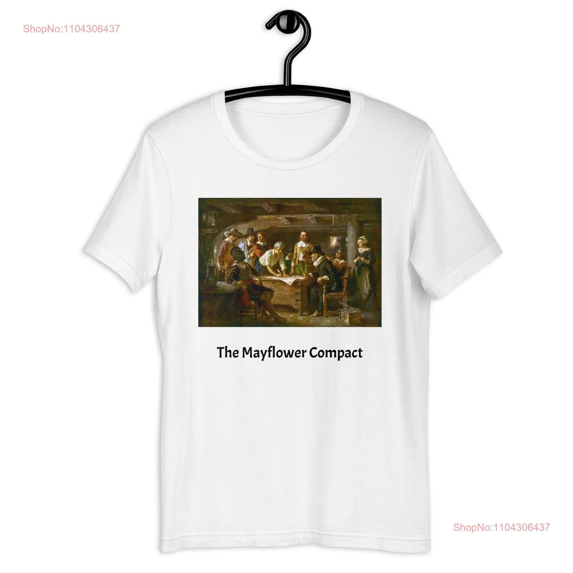 Mayflower Compact unisex t shirt long or short sleeves