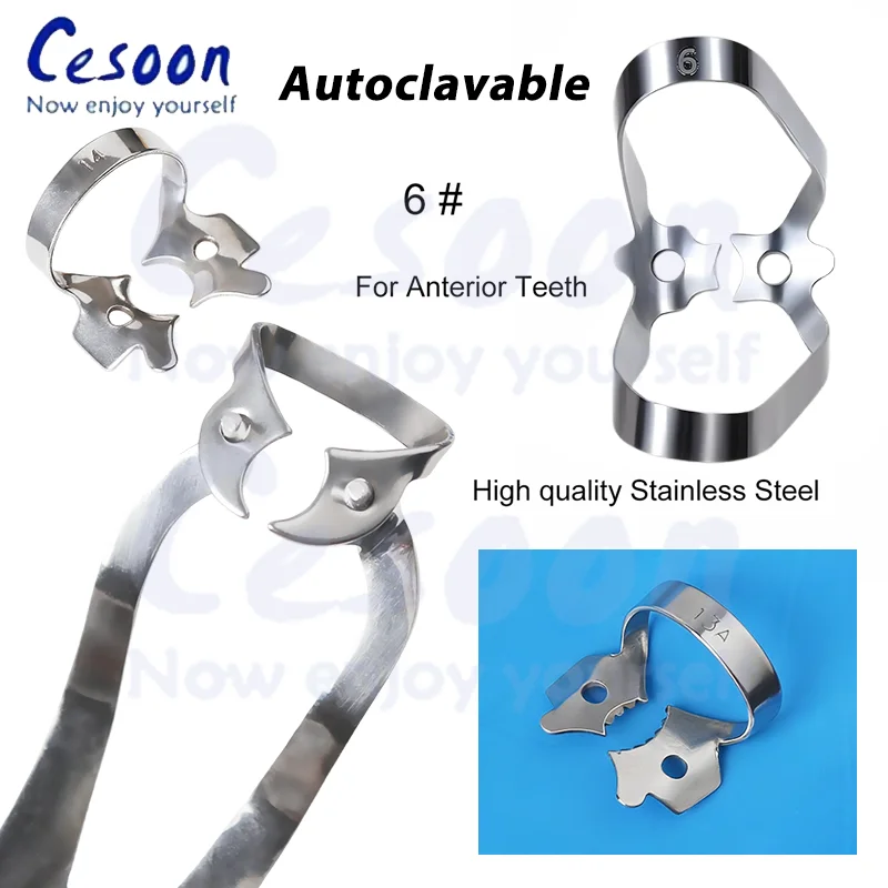 1 قطعة/الحزمة الأسنان المطاط السد المشابك 50 أحجام حاجز كليب استعادة السد حامل قصاصة لأداة معدات المواد تقويم الأسنان عن طريق الفم #6