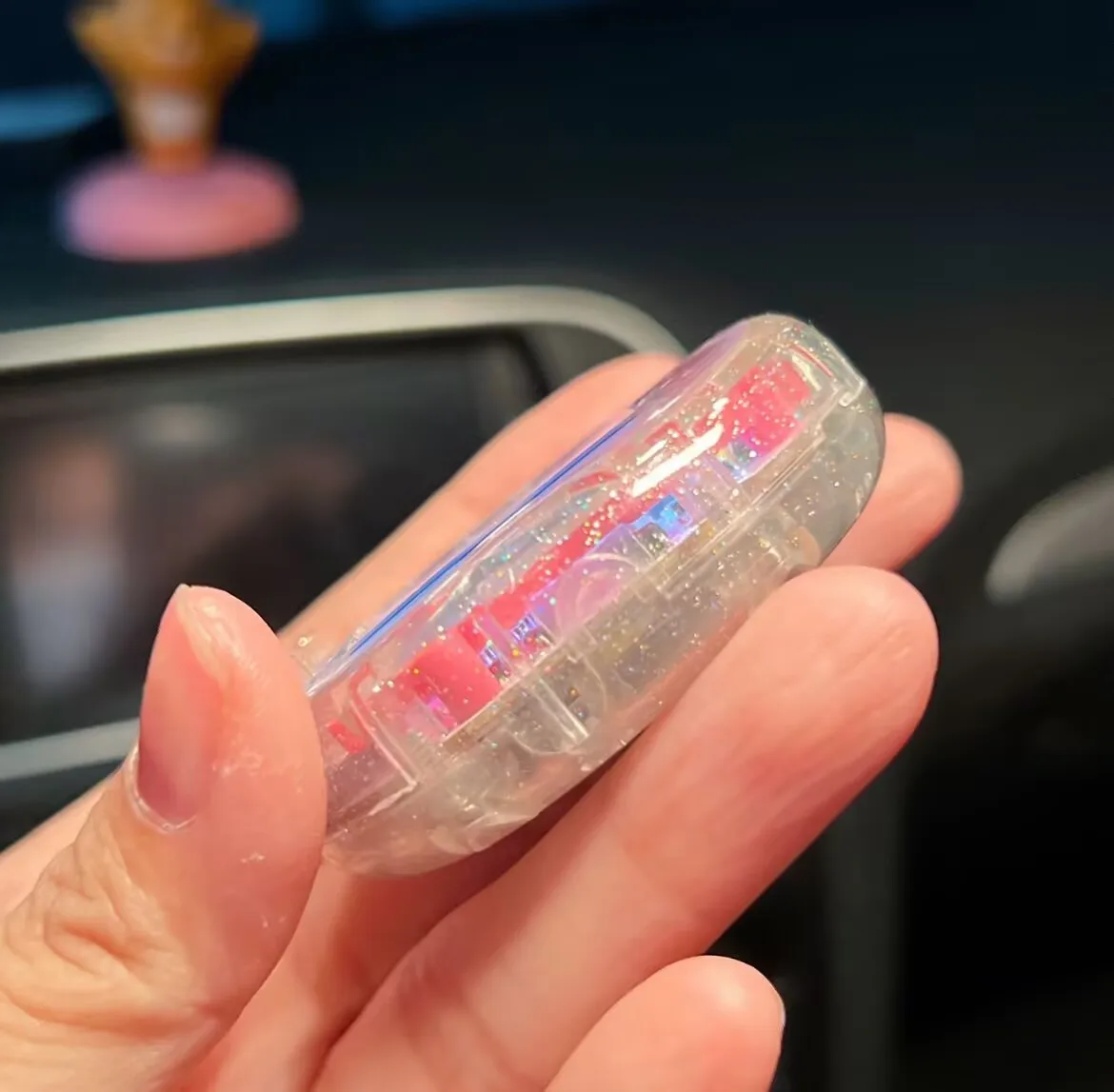 반다이 타마고치 스파클링 핑크 유니 교체용 쉘 (쉘만, 내부 칩 없음)