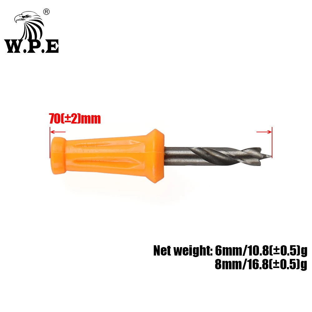 W.P.E صيد سمك الشبوط الطعم الثابت الحفر 6 مللي متر 8 مللي متر المنبثقة Boilies المغذية صيد السمك الكارب الصيد الطعم Corer أدوات الصيد Pesca