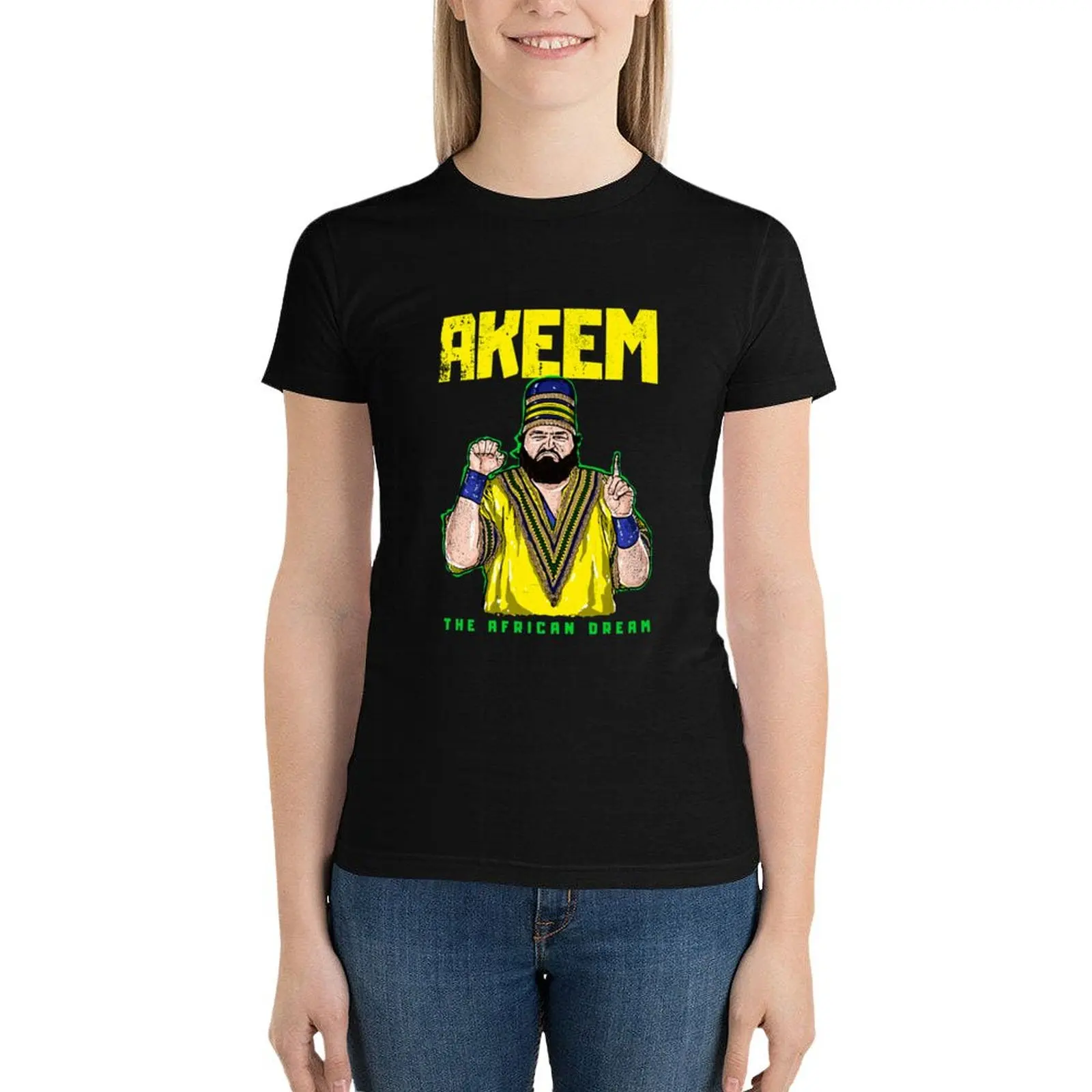 

Akeem The Aftrican Dream T-Shirt Blouse hippie clothes lady clothes cute clothes cute t-shirts for Women