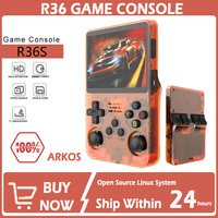 2025 R36S Retro Handheld VideoGame Console Linux System 3.5-inch IPS Screen Mini Portable Handheld Video Player 64GB 20000 Games