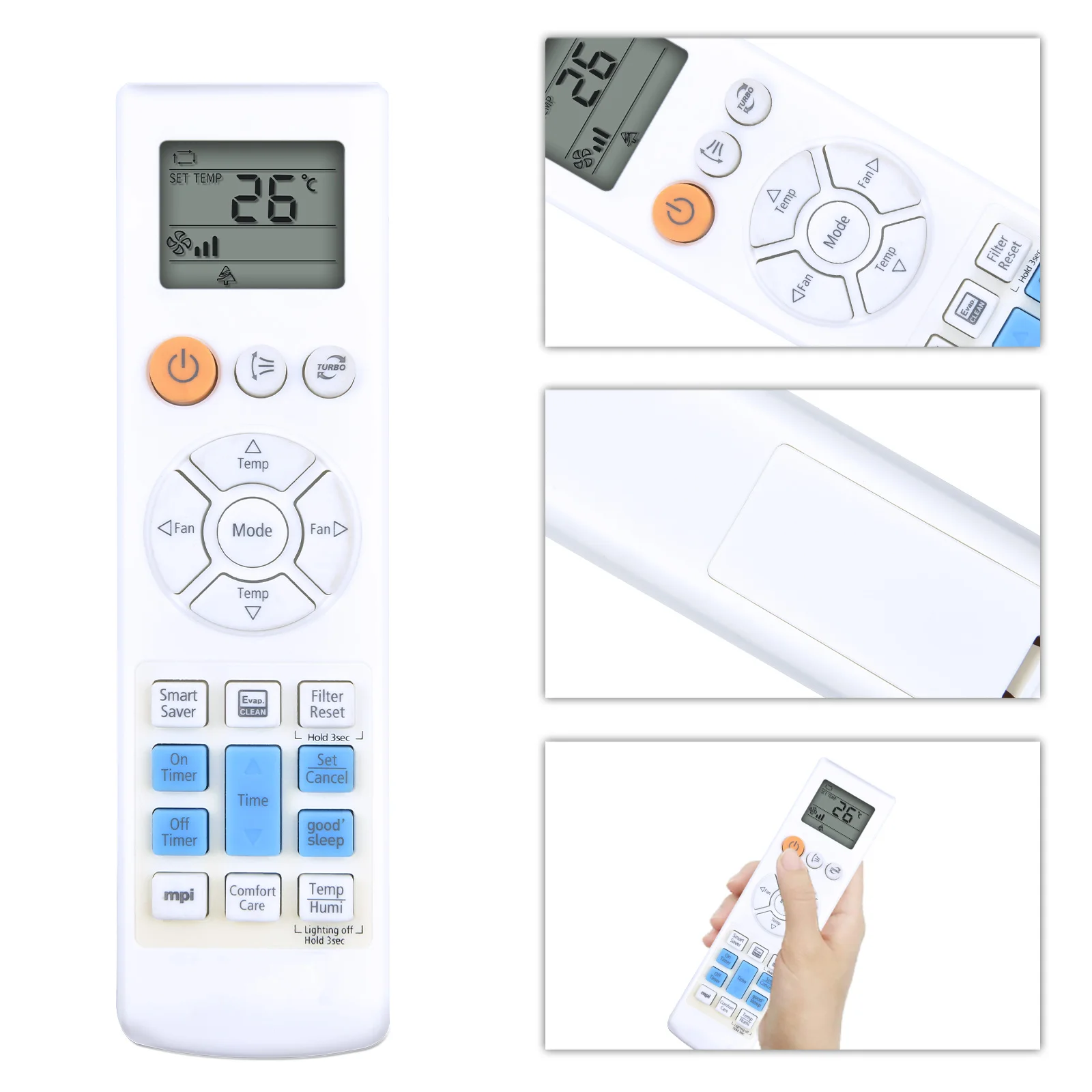 Remote Control Use for Samsung ARH-2218 ARH-2201 ARH-2202 ARH-2207 ARH-2215 KT3X004 Air Conditioner Conditioning