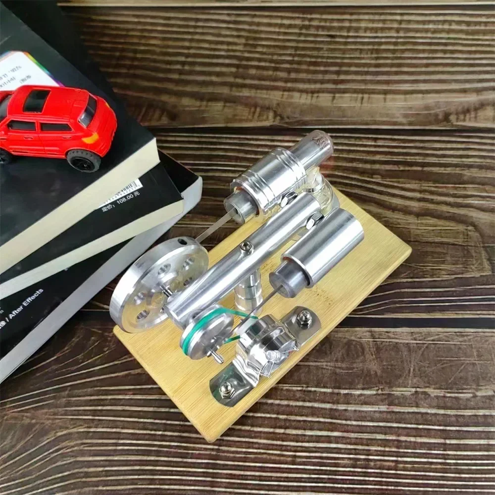 Motor Stirling, motor de vapor de combustión externa, generador de modelo, motor de alta potencia, juguete de experimento científico