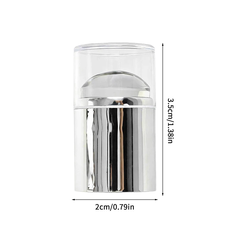 透明ゼリーシリコーンネイルスタンパー スクレーパー付き スタンピングポリッシュ印刷ネイルテンプレートマニキュアツール