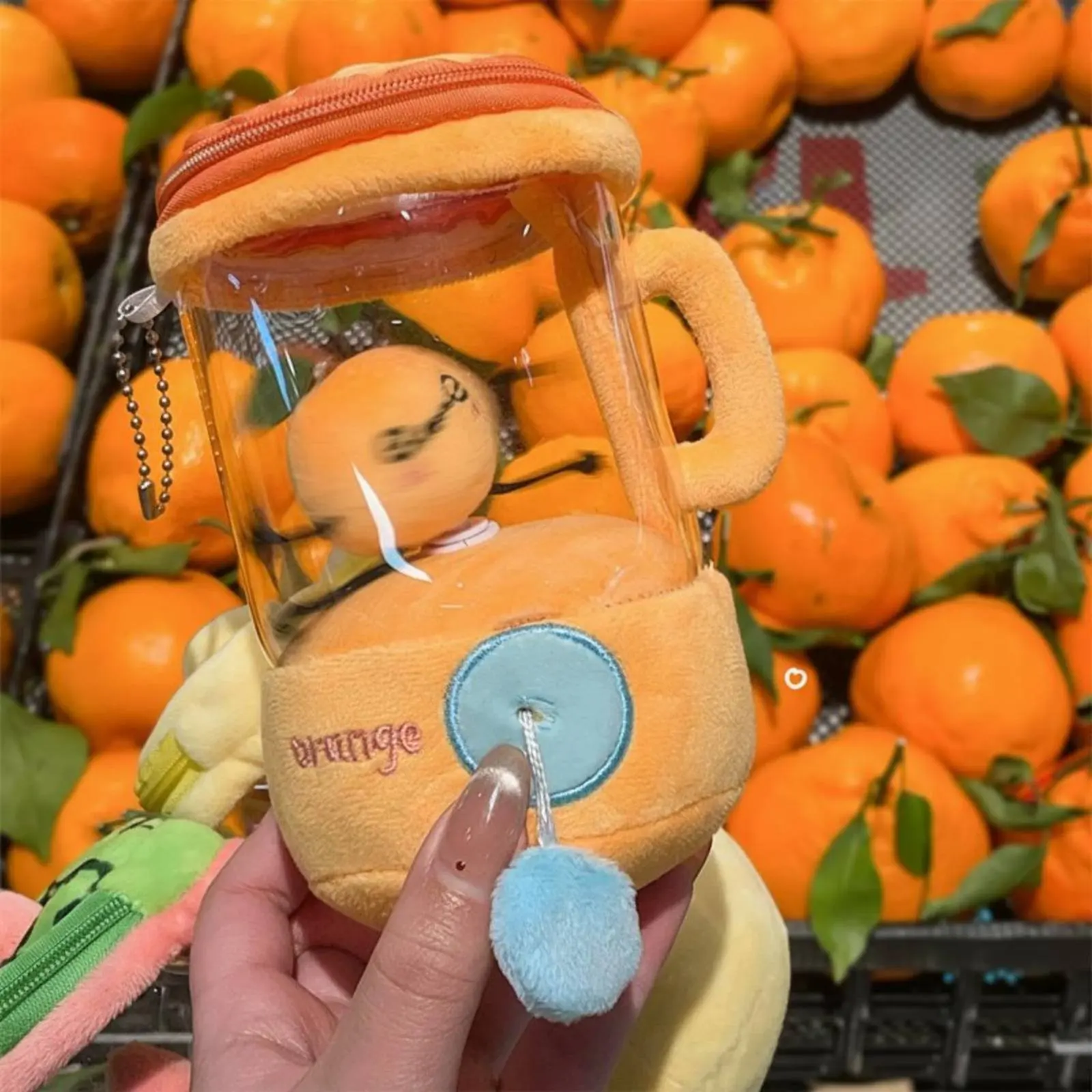 

Fruit Stuffed Blender Colorful Cute Juice Creator Stuffed Fruit Stuffed Doll Collectible Skin-Friendly