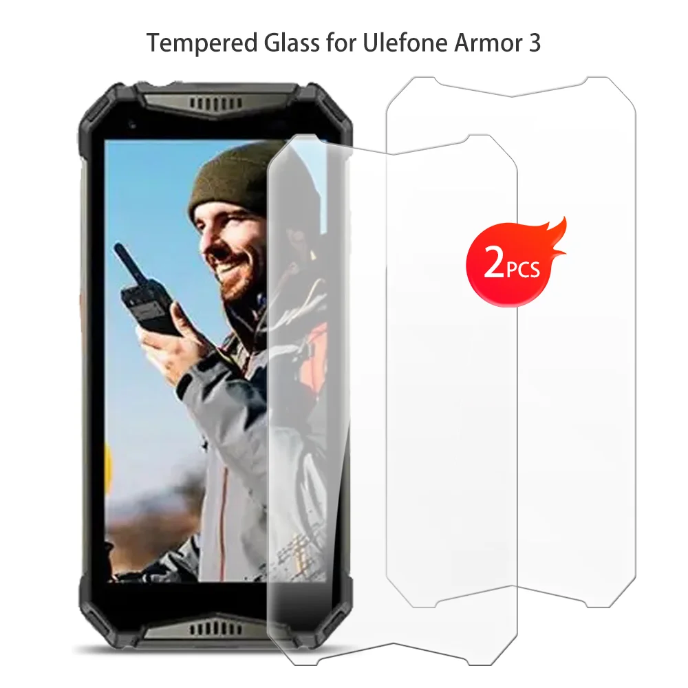 For Ulefone Armor 3 Tempered Glass Protective Screen Protector Smart Phone Cover Film