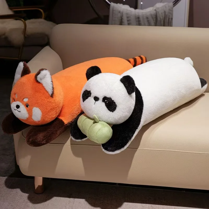 Anime Little Panda Giant Panda Plush ของเล่น 90 ซม.น่ารักตุ๊กตาสัตว์ตุ๊กตาที่สมบูรณ์แบบของขวัญวันขอบคุณพระเจ้าคริสต์มาส