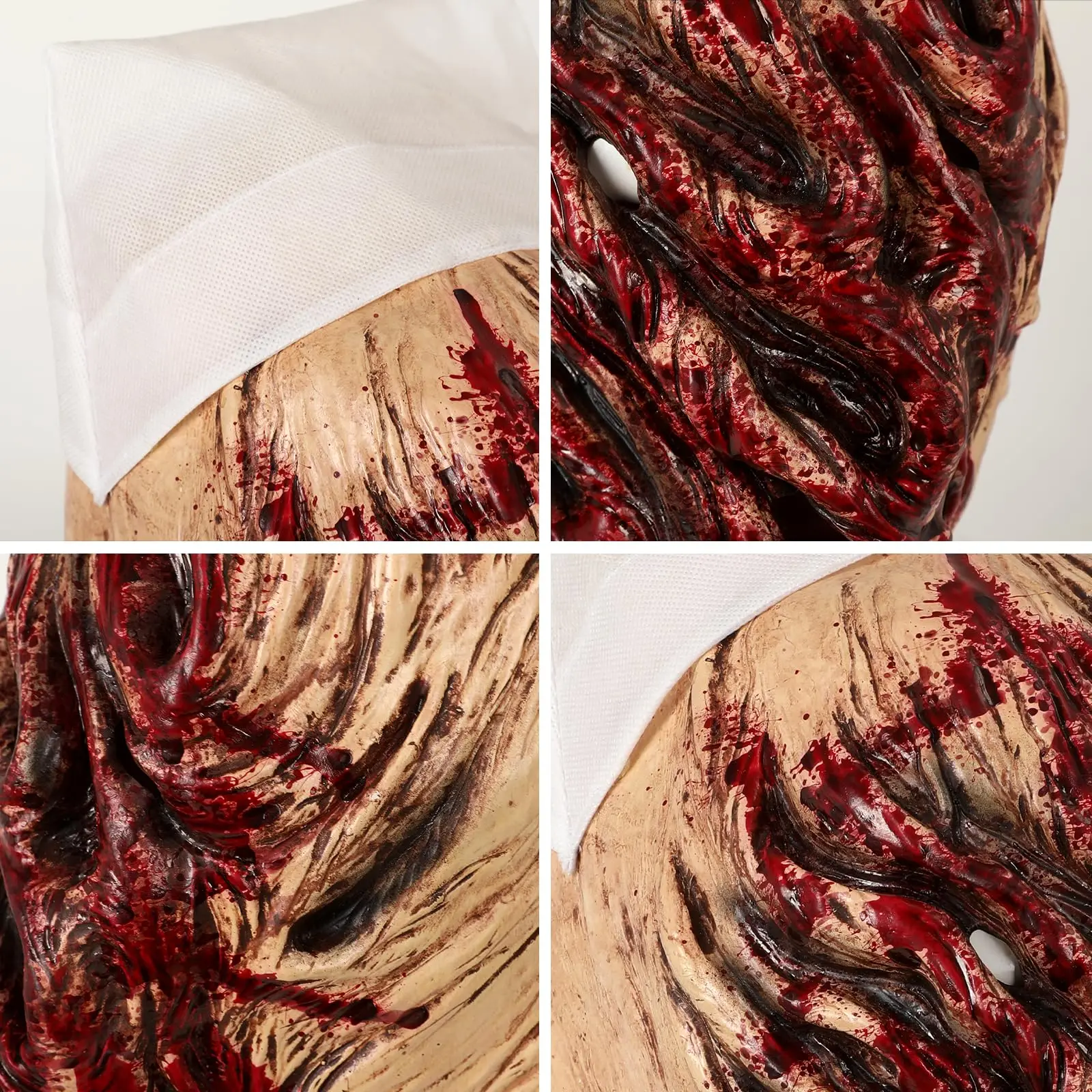 Bloody Silent Hill-mascarilla de Cosplay de enfermera sin rostro, máscaras de látex sangrientas de terror, accesorios de disfraz de Halloween para adultos