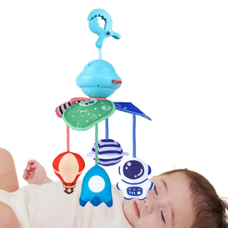 

Rotatable Crib Mobile Musical Bed Bell Wind Chime Pendant Hangable Electric Music Crib Bell Decorative Musical Crib Mobile