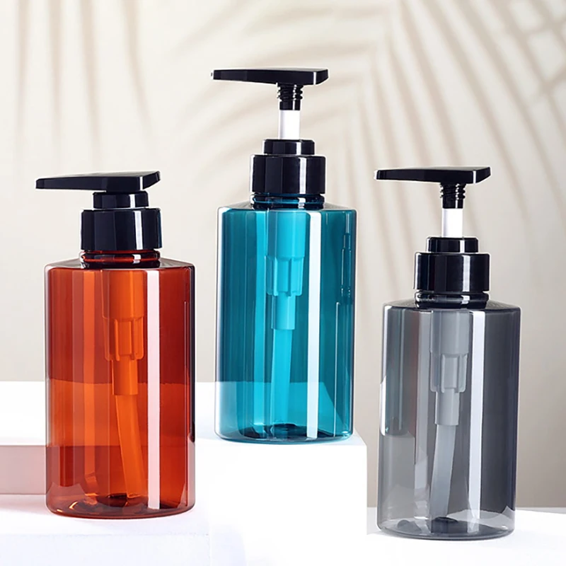 300/500ml Shampoo Hand Soap Dispenser Empty Pump Bottles Dispenser Lotion Dispenser Liquid Travel Containers Bath Accessory