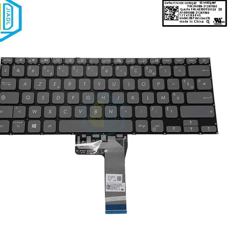 New Greek Bulgarian French AZERTY Keyboard For ASUS Vivobook X409 X409FJ X409UA X409F A409M A415 X415 D415 Backlight Keyboards