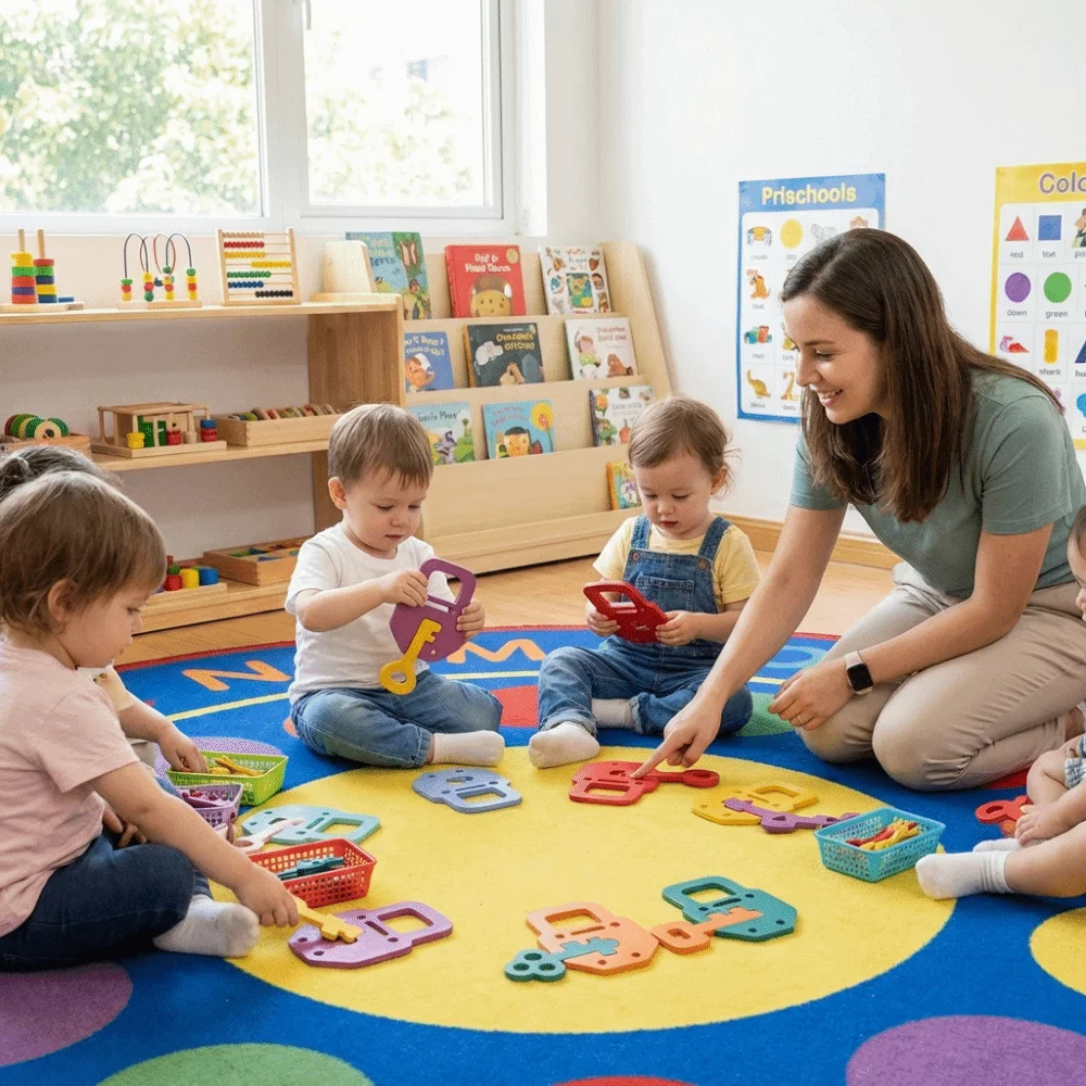 

Wooden Locks Keys Baby Lock Key Matching Puzzle Colors Cognitive Lock Key Game Montessori Educational Toy Shape Matching