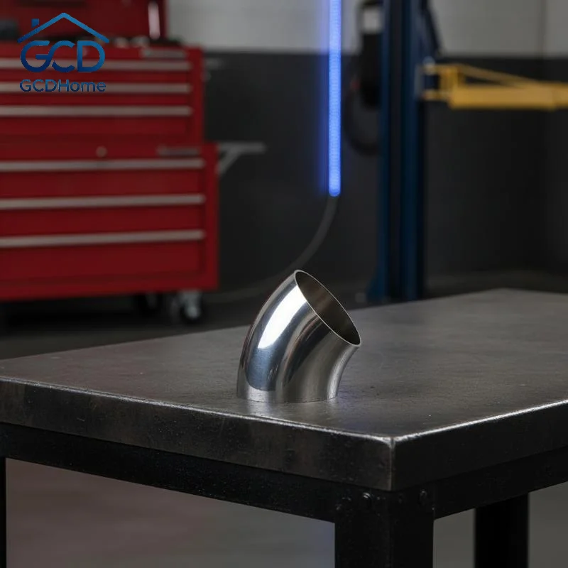45° Weld Elbow Heavy Duty Industrial 304 Stainless Steel Polished Pipe Fitting 16-80mm OD for Oil Transmission Pipelines