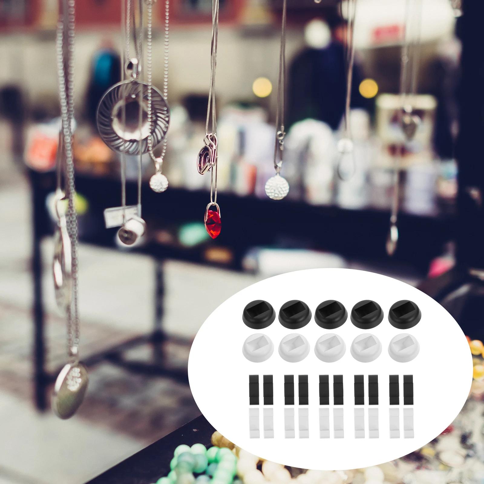 

40Pcs Packaging Box Display Stand Premium Material Jewelry Holder Base Strong Long-Lasting Support for Jewelry Display Creative