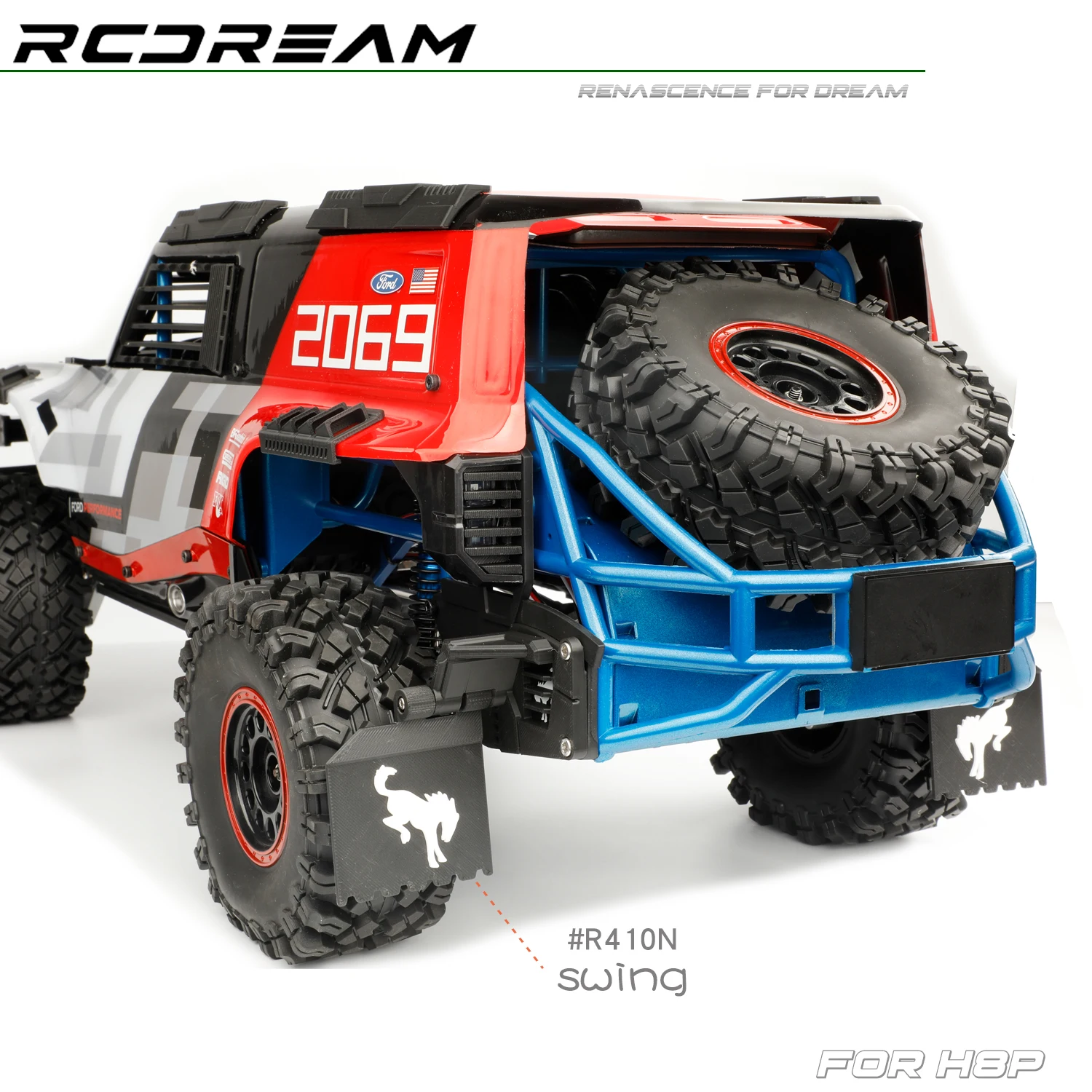 rcdream-1-8-mud-flap-paralama-pontos-laterais-placa-lateral-para-mjx-h8p-bronco-opcao-pecas-de-atualizacao-r410n