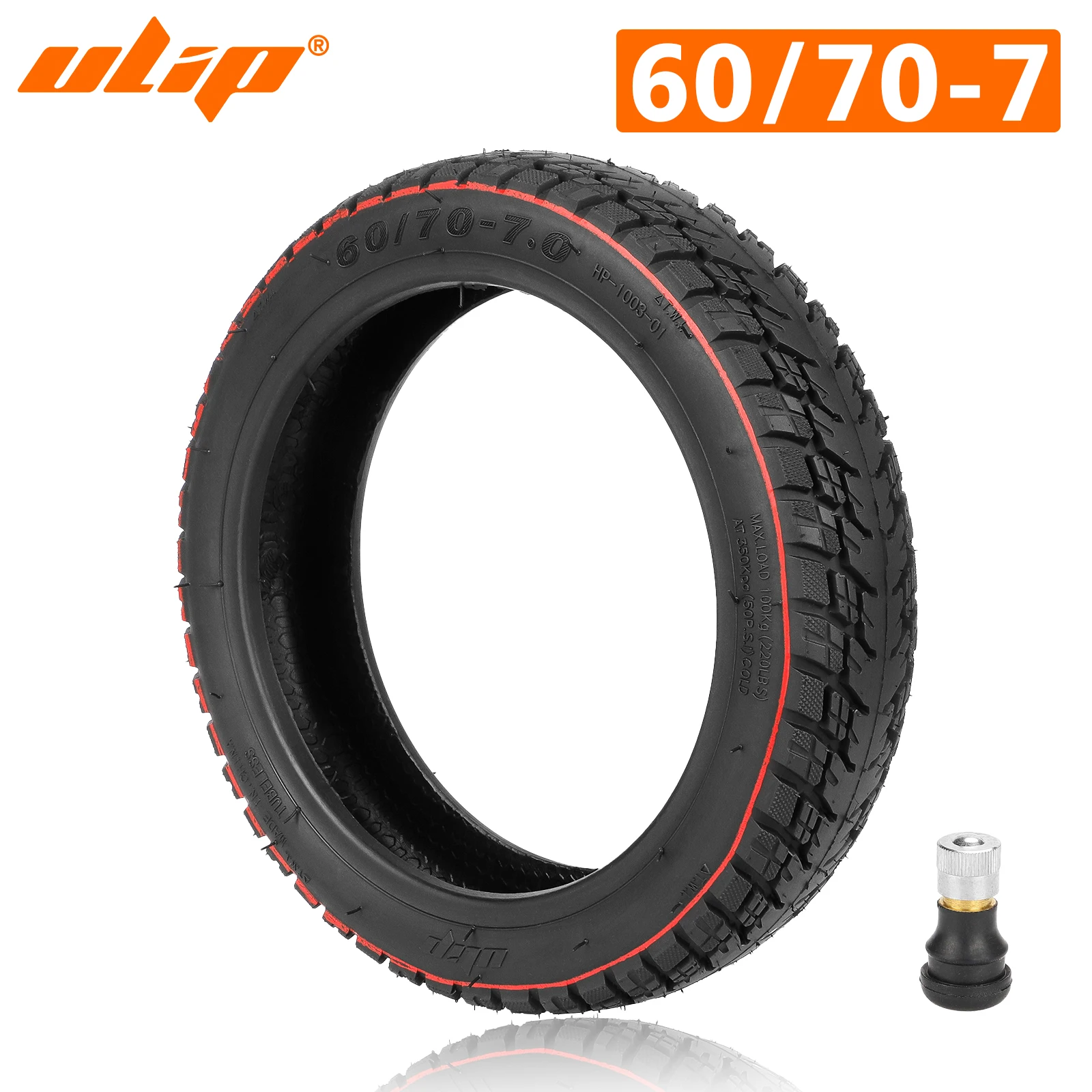 

Ulip 10-дюймовая внедорожная бескамерная шина для электрического скутера Xiaomi 4 Pro 60/70-7, усиленная утолщенная противоскользящая шина с защитой от проколов