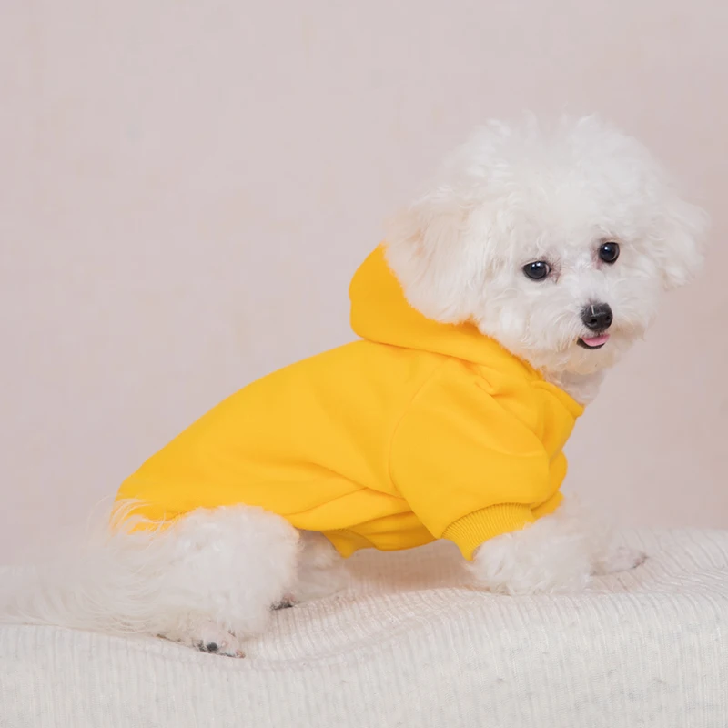 2021 Winter Pet Dog Clothes Dogs Hoodies Fleece Warm Sweatshirt Small Medium Large Dogs Jacket Clothing Pet Costume Dogs Clothes