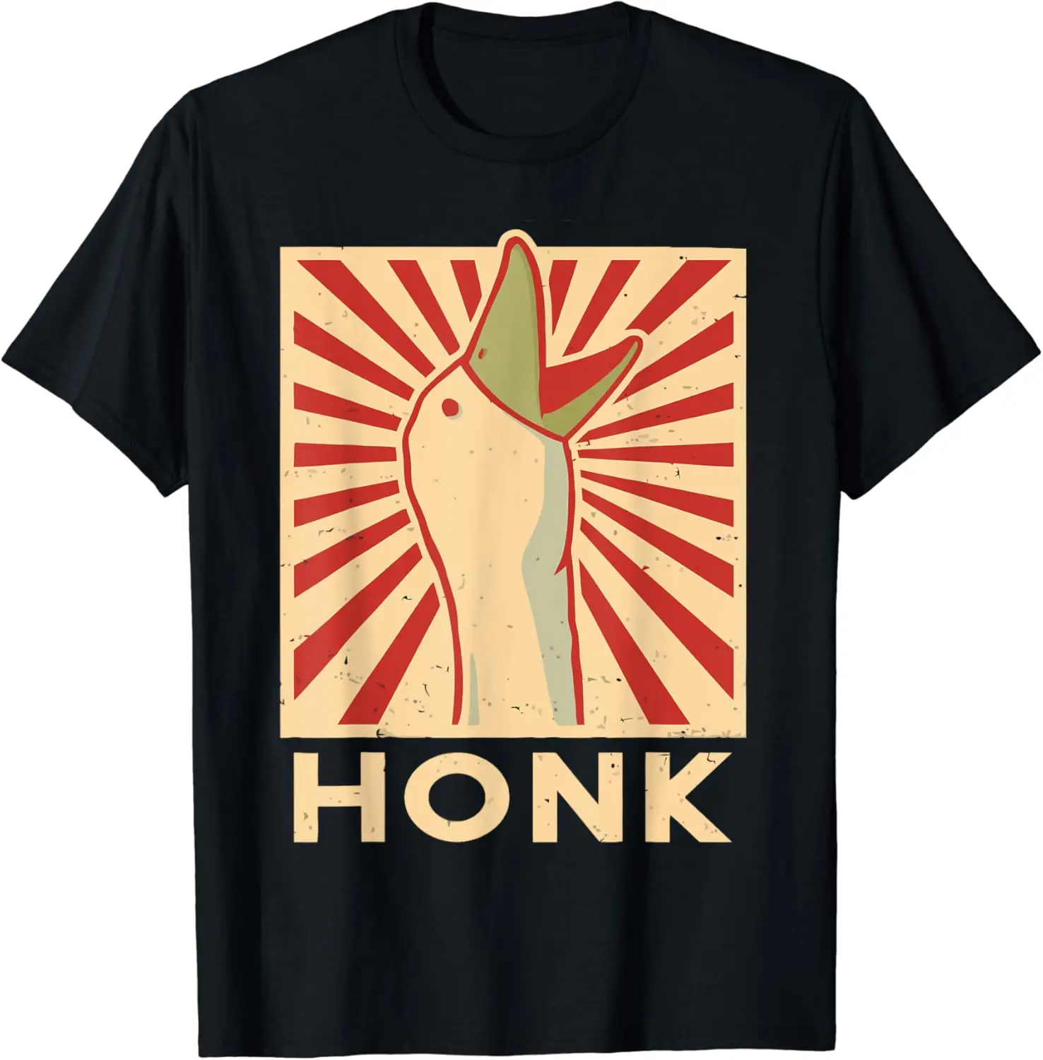 Honk goose - Funny Duck chicken meme Idea T-Shirt