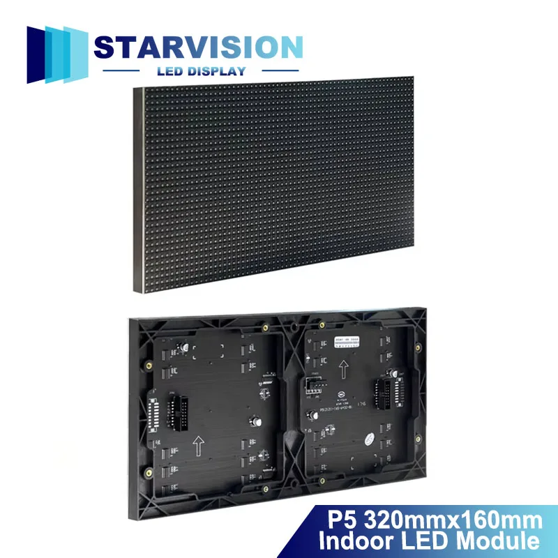 

P5 Indoor SMD2121 Full Color LED Module 320×160mm HD LED Display Unit Panel