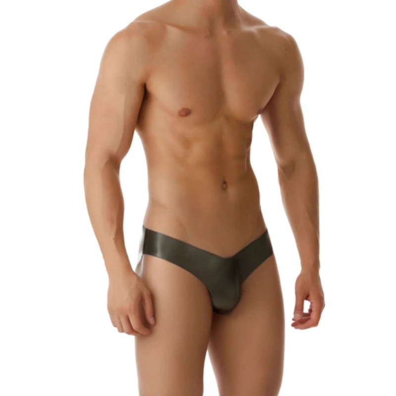 

Transparent Latex Mens Sexy Pouch Bag Thongs Low Rise Shiny Male Lingerie G String Cover Man Jockstrap Briefs Tanga Hombre