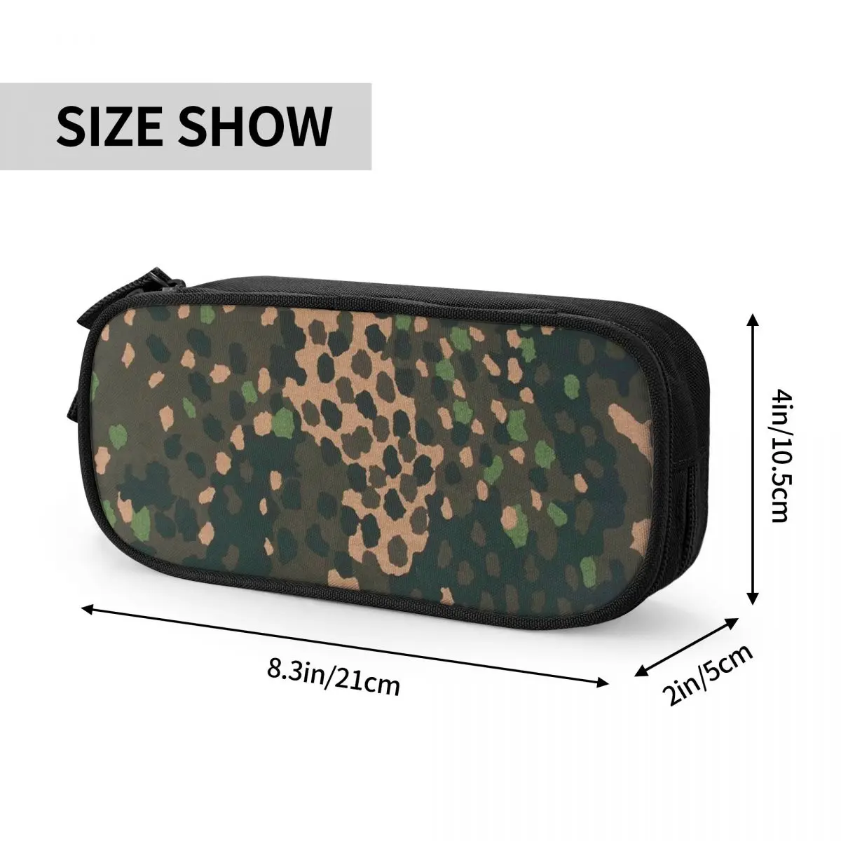 Pea Dot Camo Pencil Case Lovely Multicam Military Pen Box Bags Girl Boy Big Capacity Students School Gifts Pencilcases