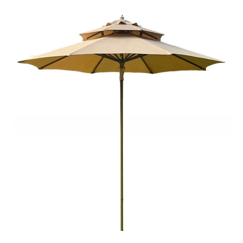 

Octopus double top, central column umbrella, outdoor windshield courtyard parasol, hotel open air