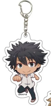 Game Kamijou Touma Mikoto Misaka Shirai Kuroko Kanzaki kaori Keychain Doll Anime Acrylic Keyring Pendant for Gift